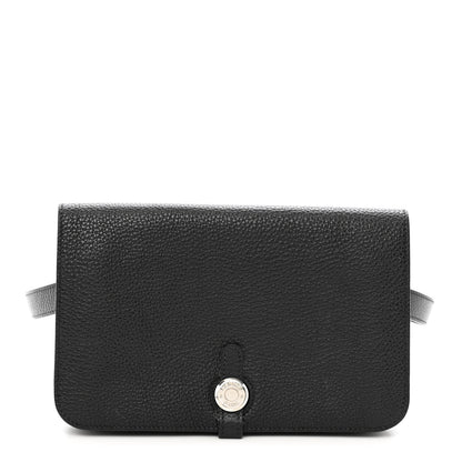 Hermes Togo Dogon Wallet Waist Pouch Black 1 of 11