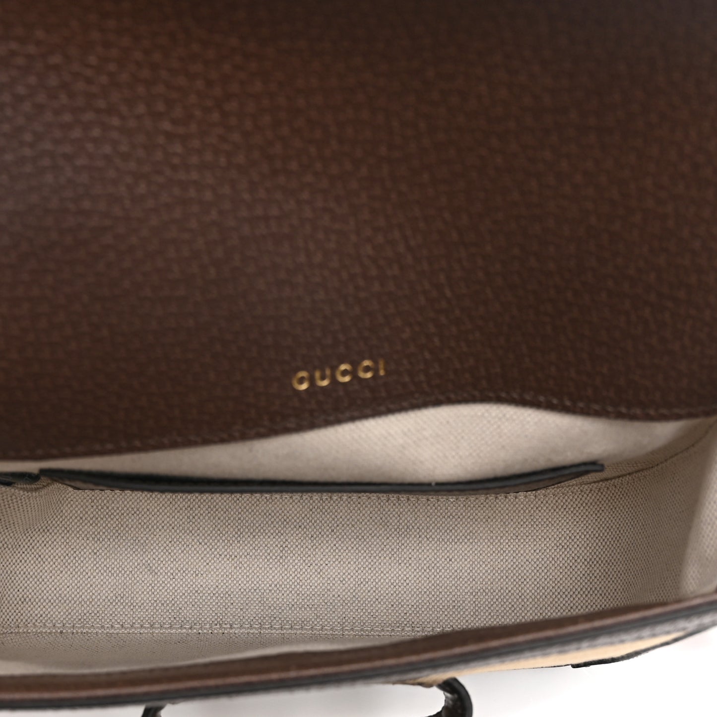Monogram Jumbo GG Textured Dollar Calfskin Web Mini Horsebit 1955 Shoulder Bag Camel Ebony New Acero