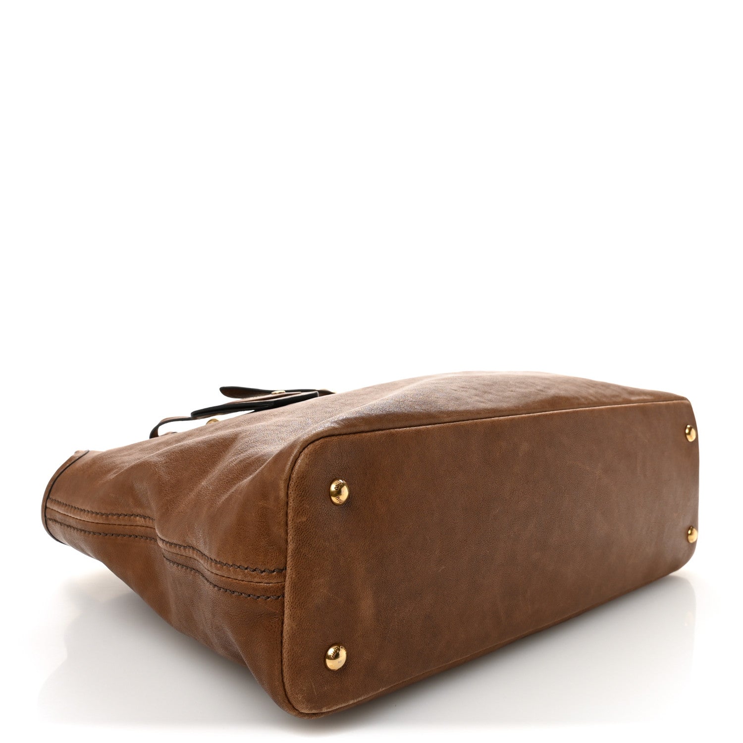 Miu Miu Nappa Medium Aventure Bag Rovere 4 of 9