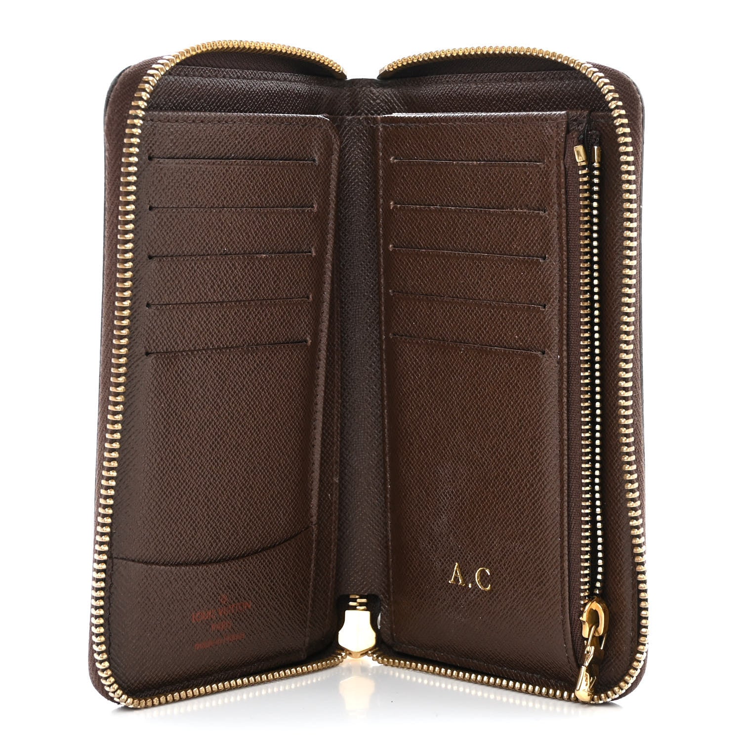 Louis Vuitton Damier Ebene Zippy Compact Wallet 5 of 10