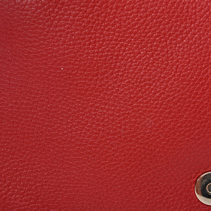 Gucci Pebbled Calfskin Medium Soho Flap Crossbody Red 10 of 13