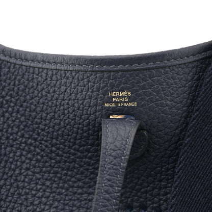 Hermes Taurillon Clemence Evelyne TPM Bleu Nuit 6 of 11
