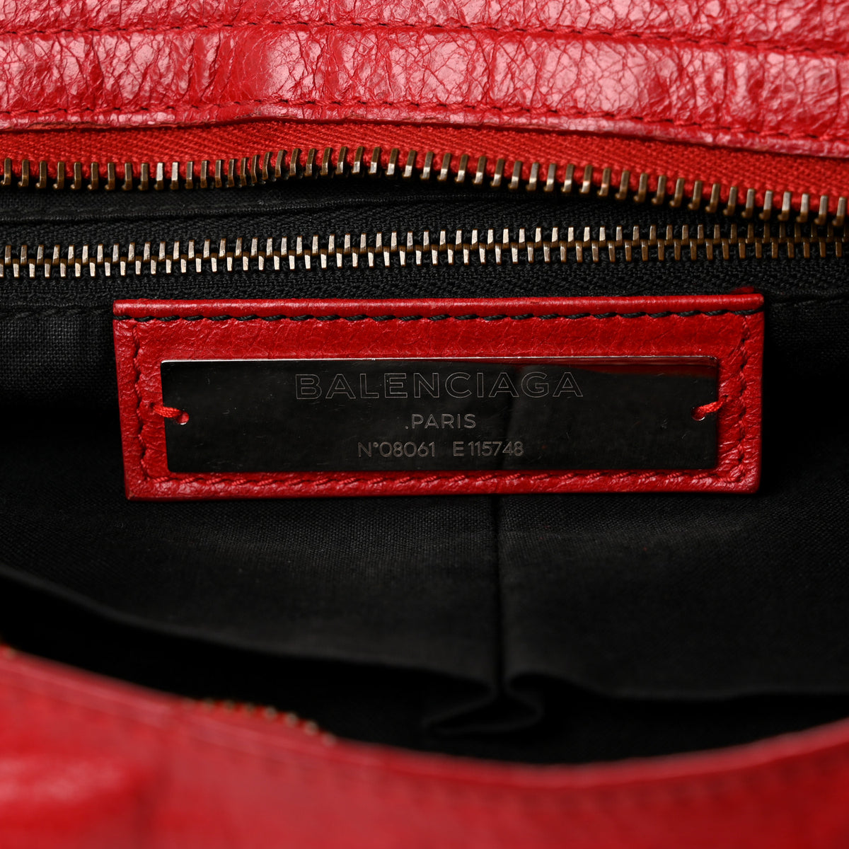 Balenciaga Agneau Classic Hardware City Rouge Lipstick 7 of 13