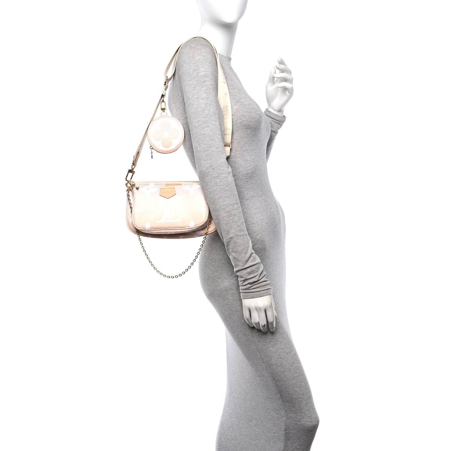 Louis Vuitton Monogram Giant By The Pool Multi Pochette Accessories Brume 2 of 10