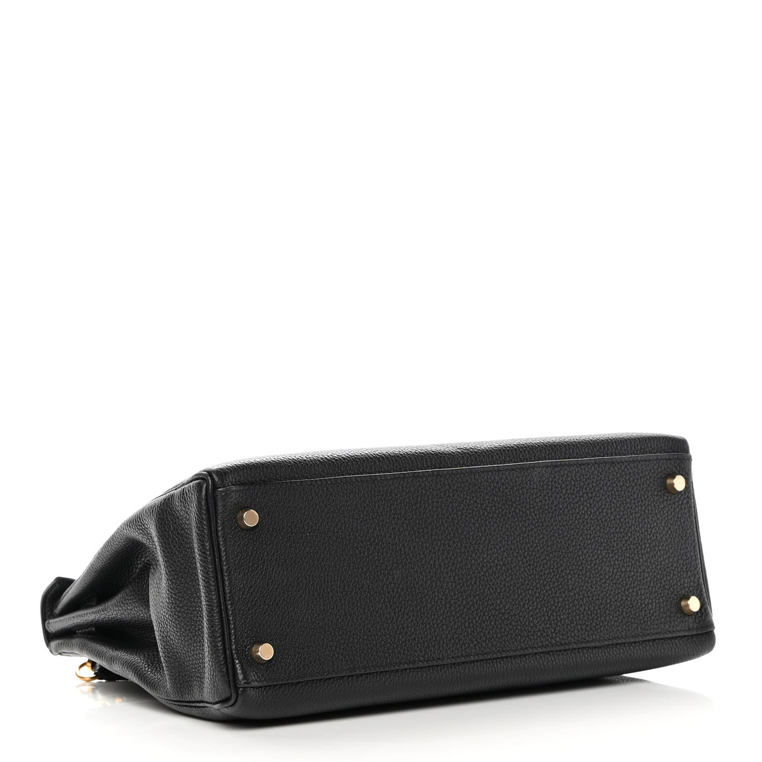 Hermes Taurillon Clemence Kelly Retourne 32 Black 4 of 21