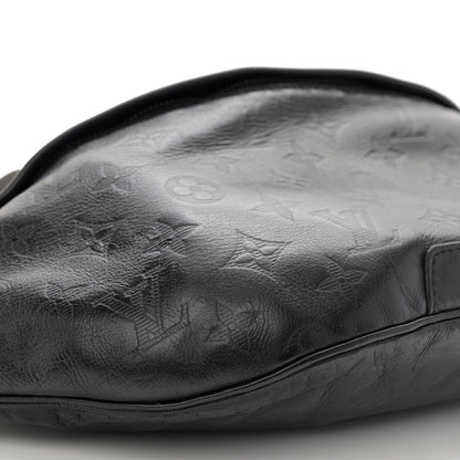 Louis Vuitton Calfskin Monogram Shadow Discovery Bumbag Black 9 of 12