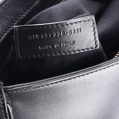 Saint Laurent Smooth Calfskin Le 5 A 7 Hobo Black 7 of 10