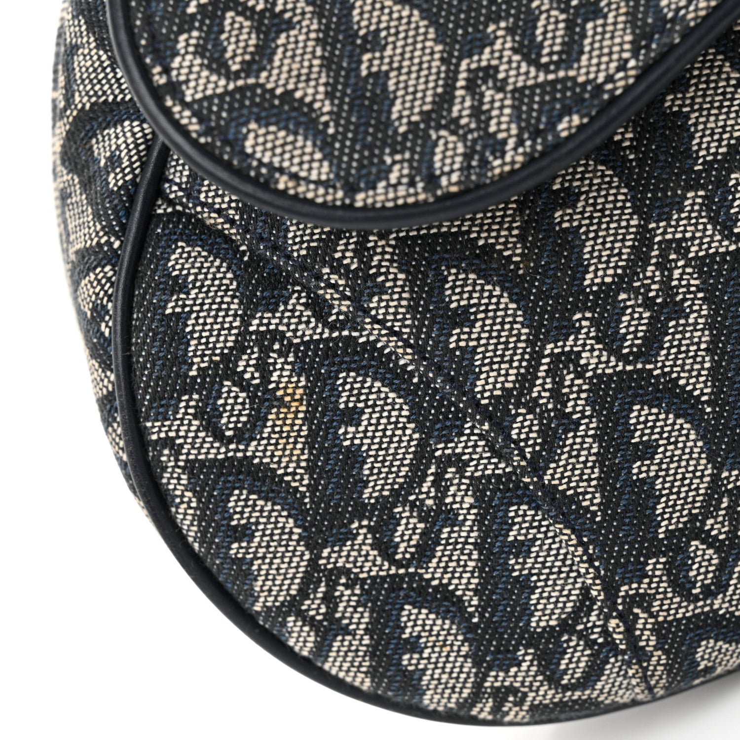 Christian Dior Monogram Saddle Bag Blue 13 of 15