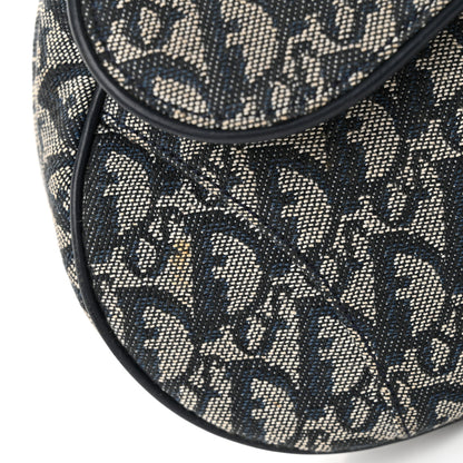 Christian Dior Monogram Saddle Bag Blue 13 of 15