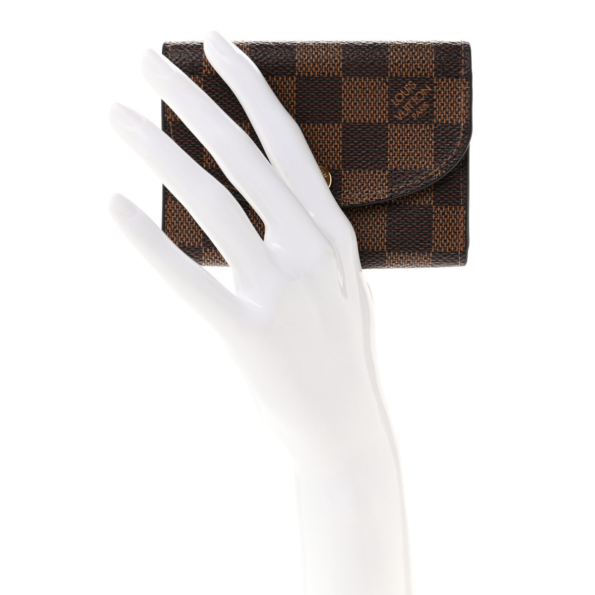 Louis Vuitton Damier Ebene Rosalie Coin Purse Rose Ballerine 4 of 15