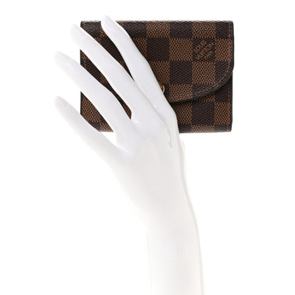 Louis Vuitton Damier Ebene Rosalie Coin Purse Rose Ballerine 4 of 15