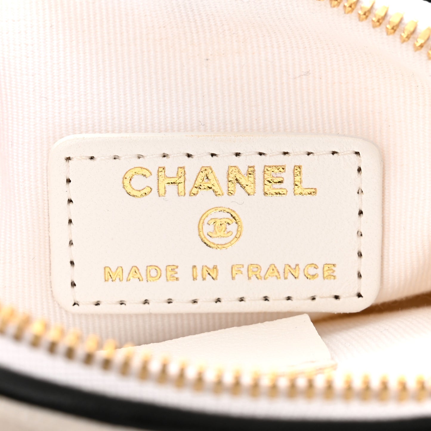 Canvas Calfskin Tennis Racket Mini Bag White Black