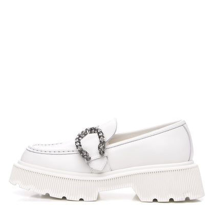 Gucci Cordovan Lux Dionysus Hunder Loafers 38 Great White 1 of 9