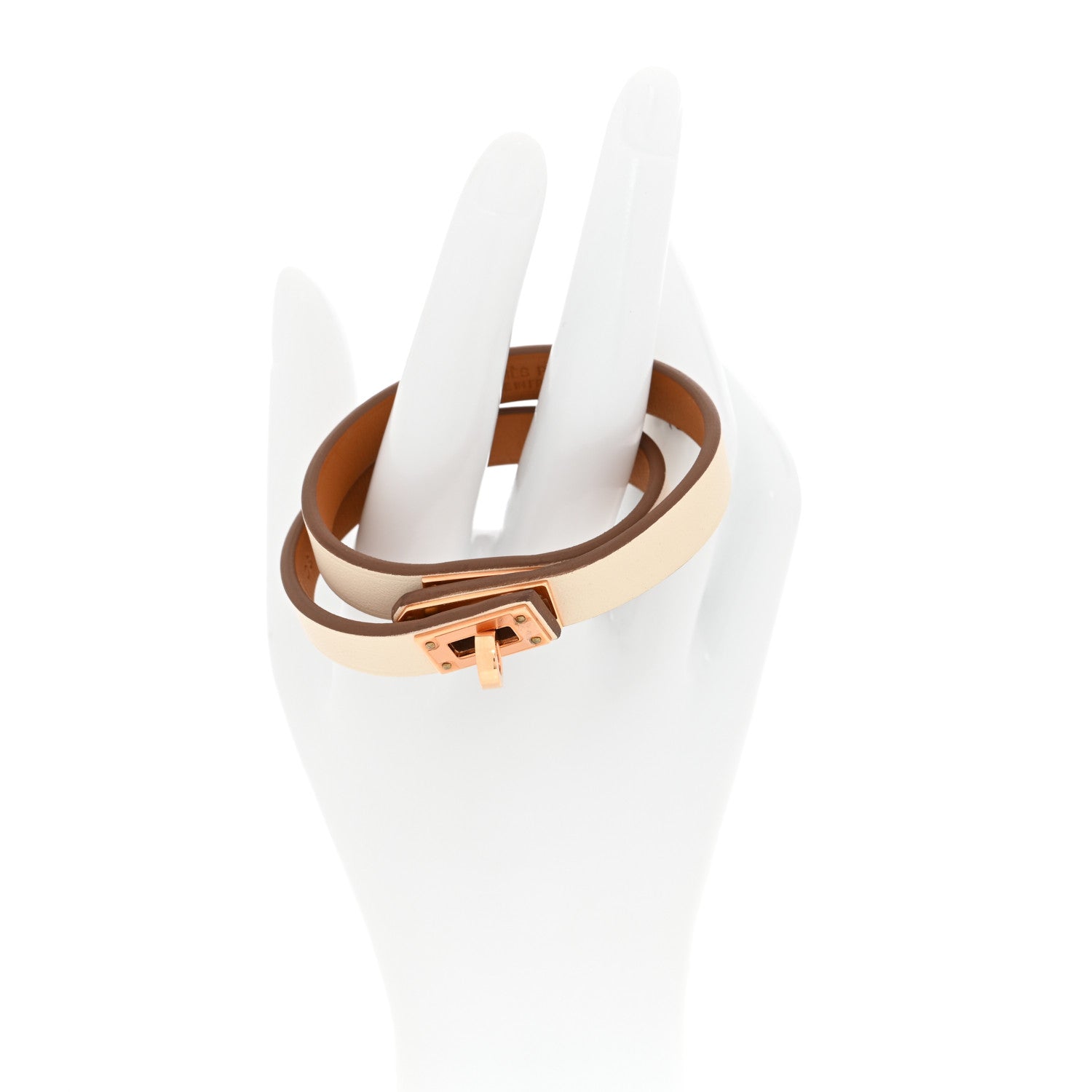 Hermes Swift Mini Kelly Double Tour Bracelet T2 Nata 2 of 5