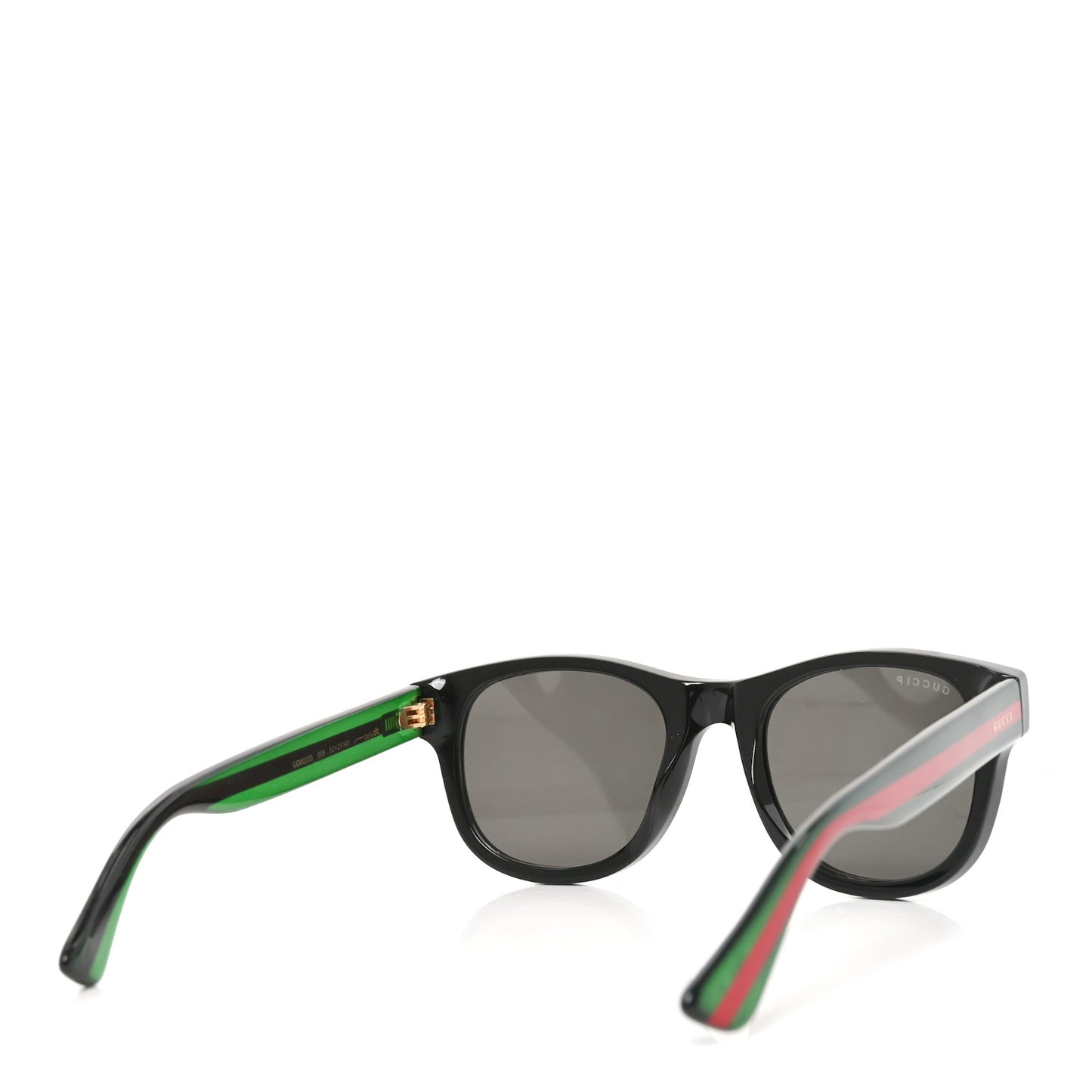 Acetate Web Sunglasses GG 0003S Black Green