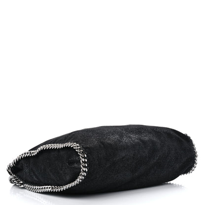 Stella McCartney STELLA MCCARTNEY Shaggy Deer Falabella Fold Over Tote Black 4 of 10