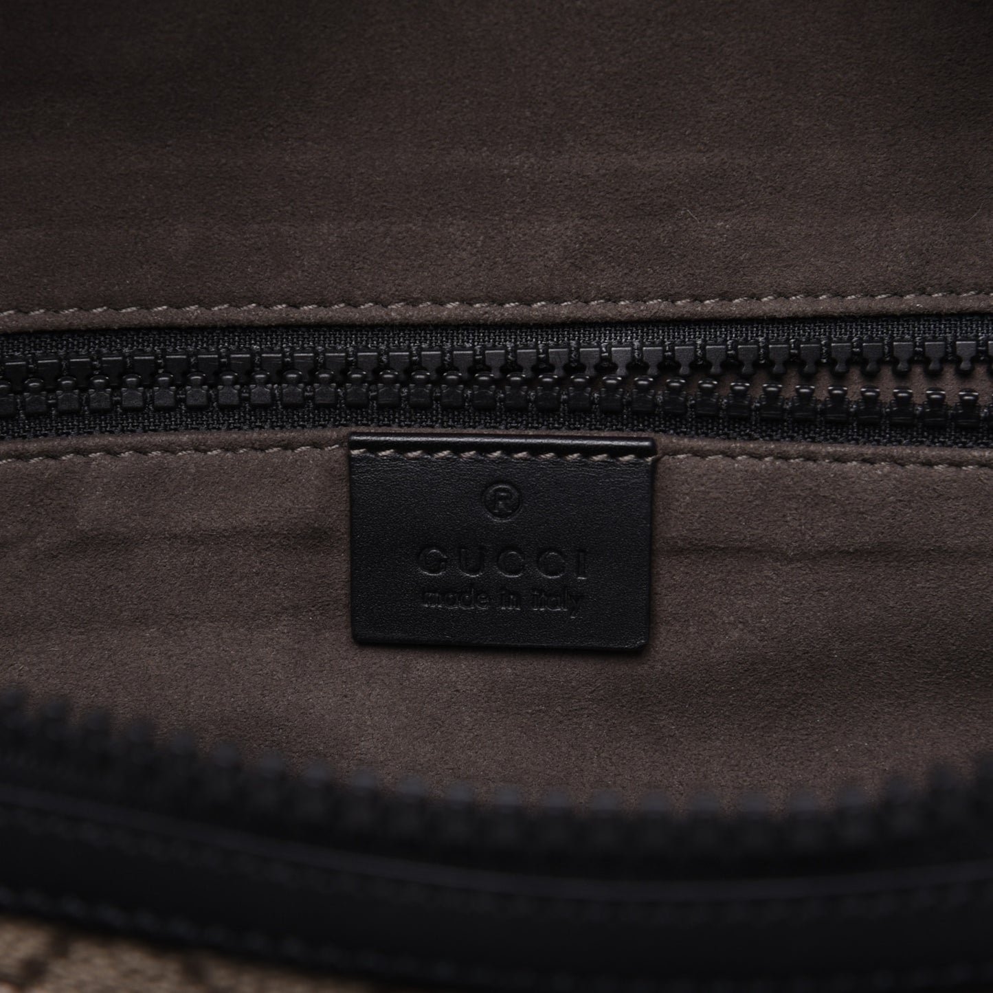 GG Supreme Monogram Belt Bag Black