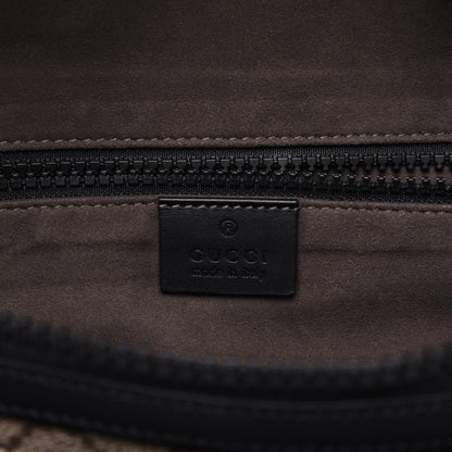 Gucci GG Supreme Monogram Belt Bag Black 8 of 12