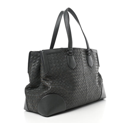 Bottega Veneta Nappa Intrecciato Large Top Handle Tote Grey 3 of 14