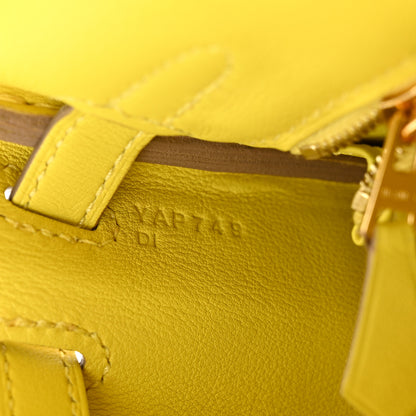 Hermes Swift Kelly Retourne 25 Lime 7 of 13