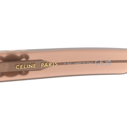 Celine Acetate Triomphe 01 Sunglasses CL 40194U Milky Hazelnut 6 of 7