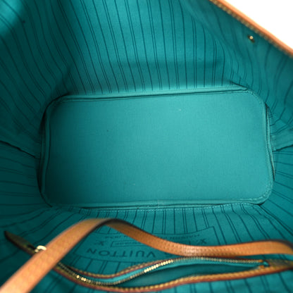 Louis Vuitton Monogram V Neverfull MM Turquoise 7 of 11
