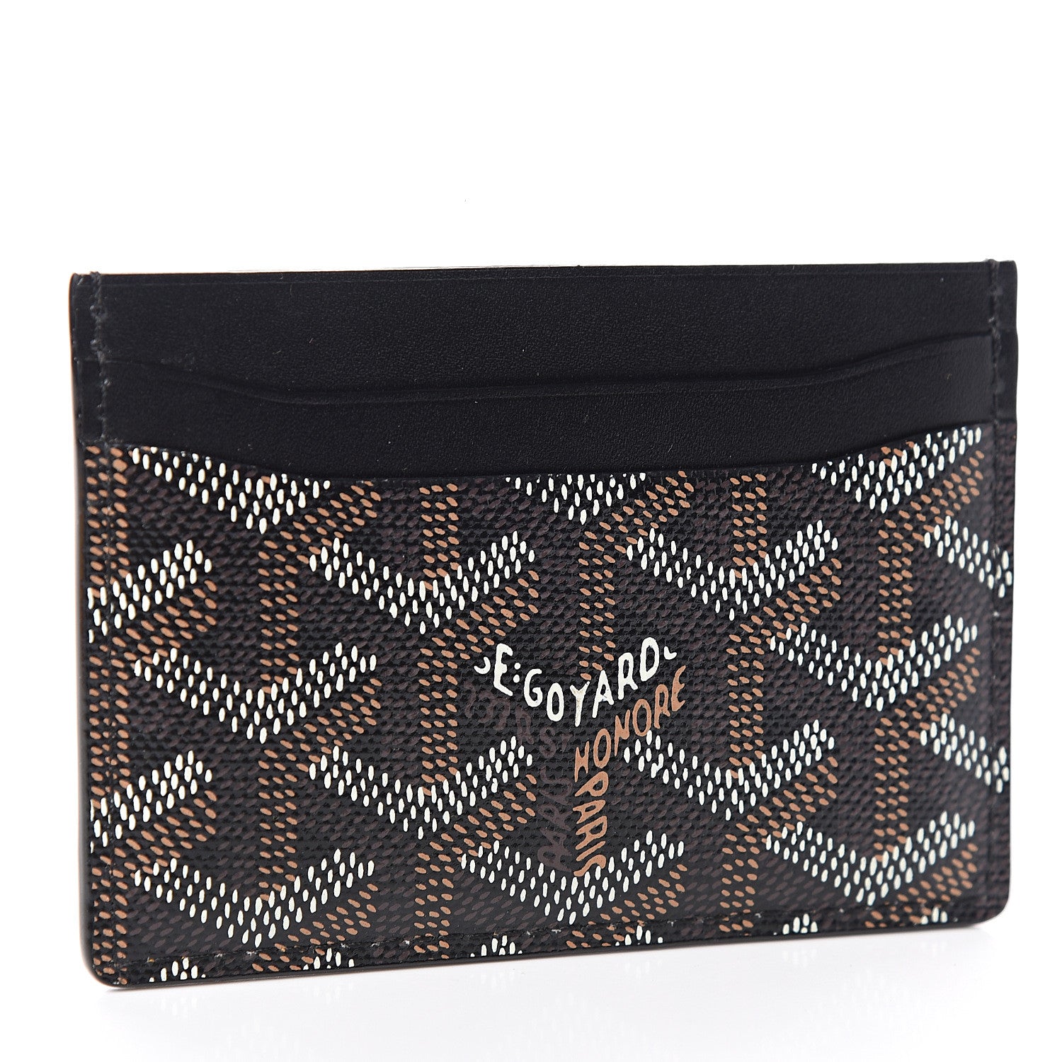 Goyard Goyardine Saint Sulpice Card Holder Black 2 of 6