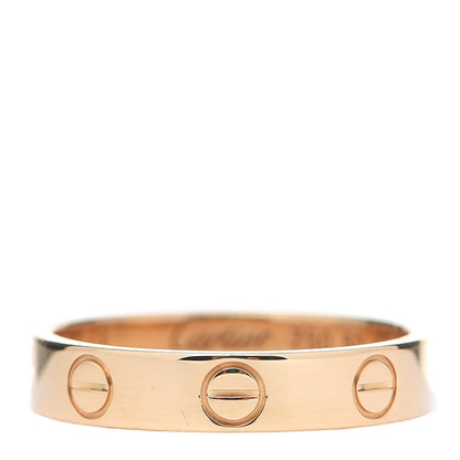 Cartier 18K Yellow Gold 3.5mm LOVE Wedding Band Ring 50 5.25 1 of 4