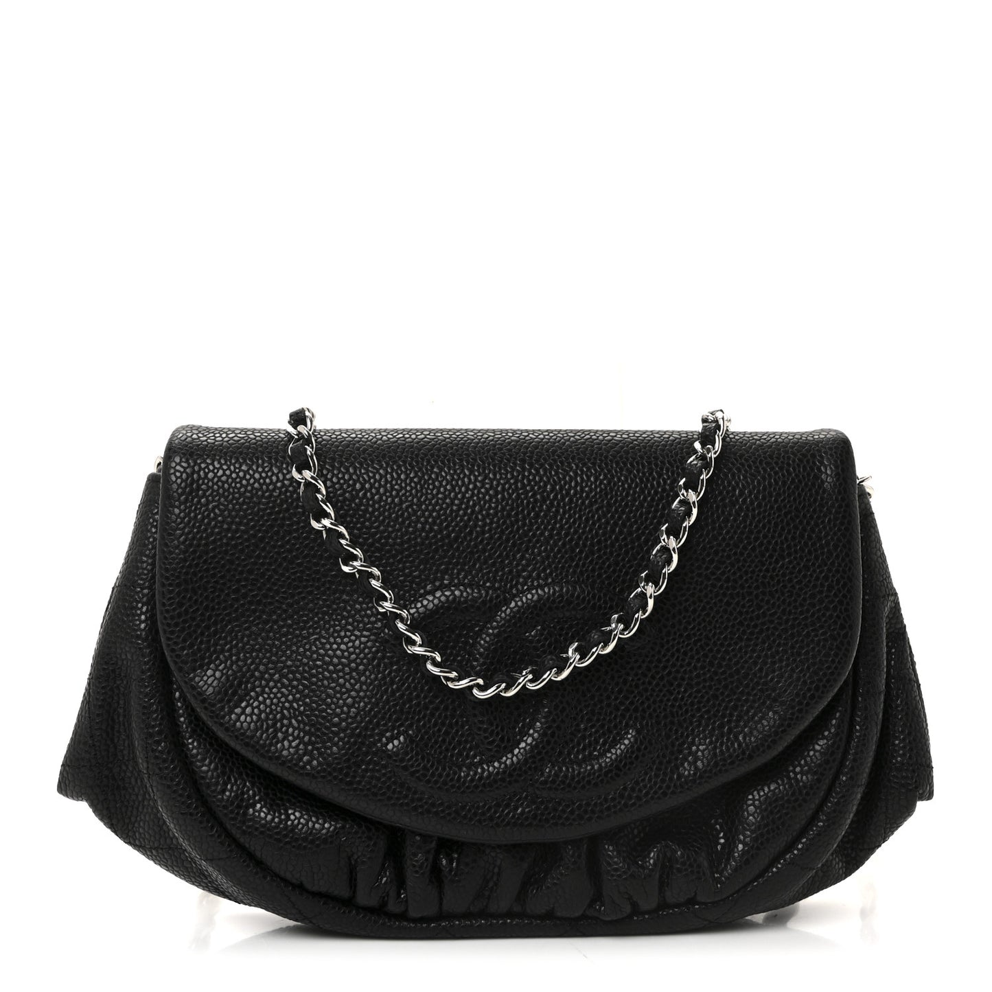 Caviar Half Moon Wallet On Chain WOC Black