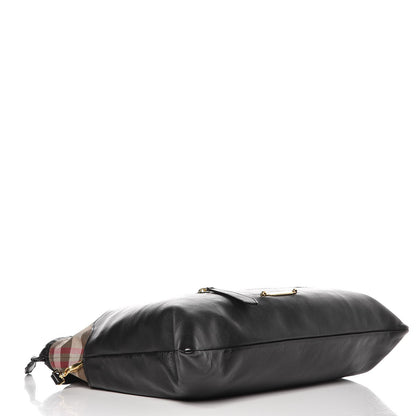 Burberry Calfskin House Check Big Crush Black 5 of 11