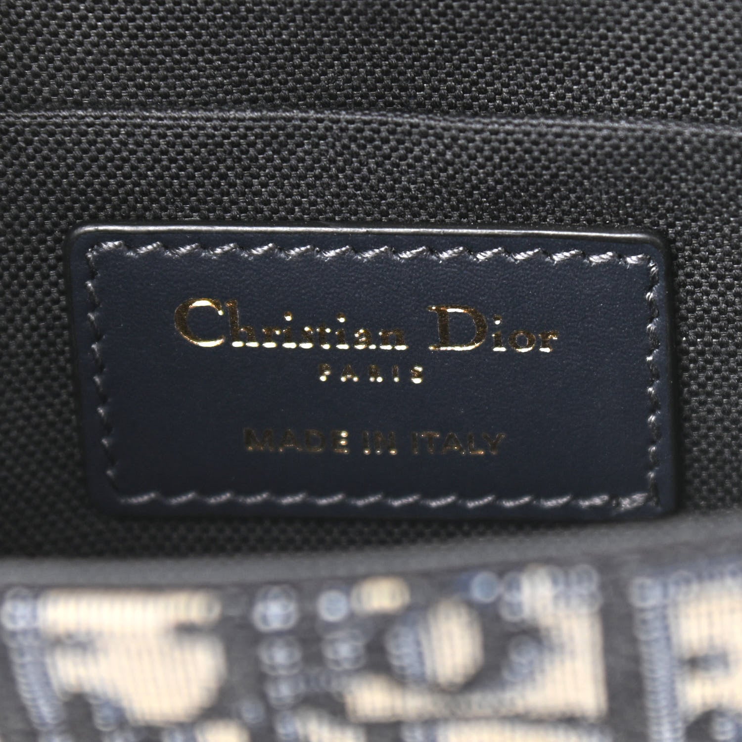 Christian Dior Oblique 30 Montaigne Box Bag Blue 5 of 10