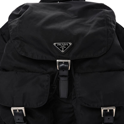Prada Nylon Vela Medium Backpack Black 7 of 13