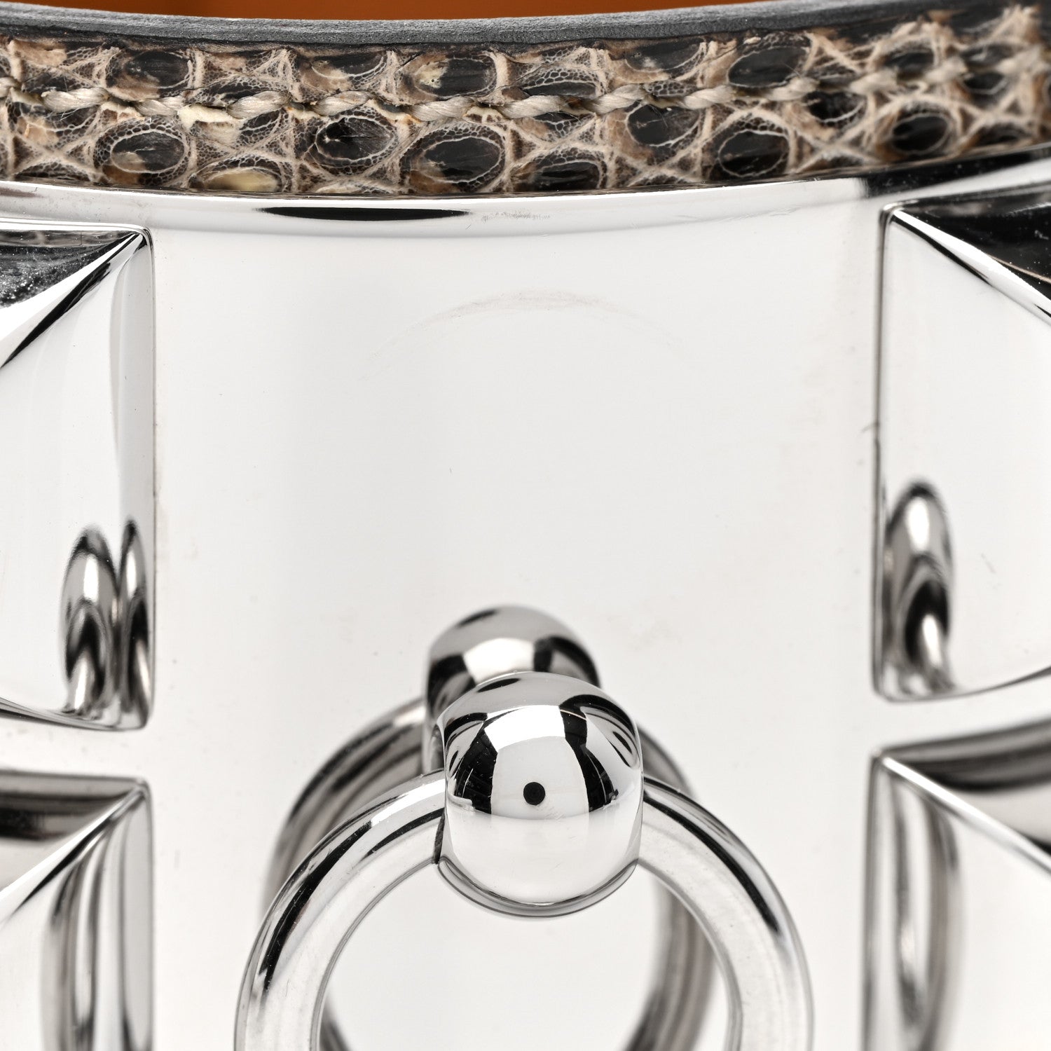 Hermes Lizard Collier De Chien CDC Bracelet T1 Ombre 6 of 6