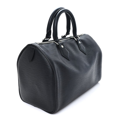 Louis Vuitton Epi Speedy 25 Black 3 of 11