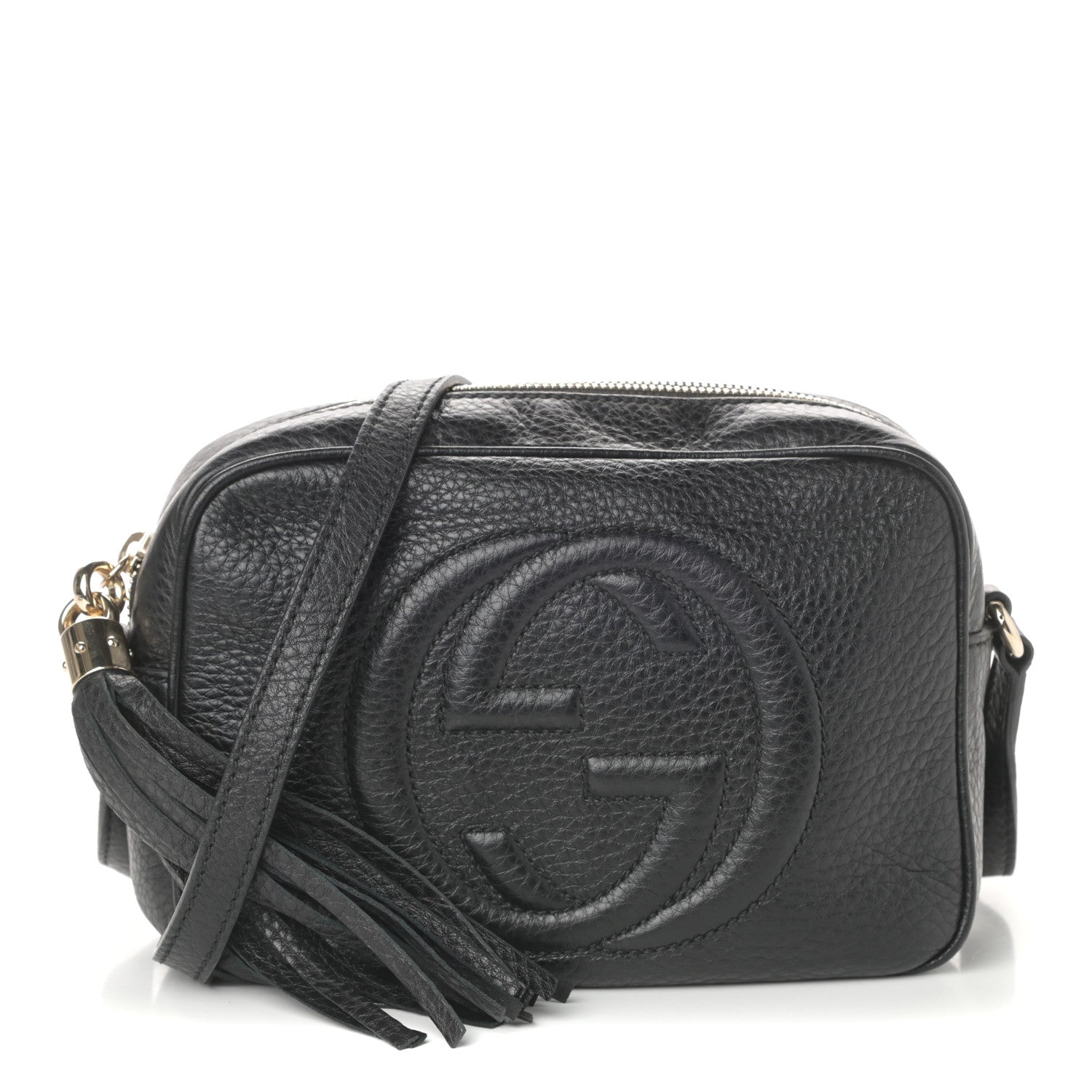 Gucci Pebbled Calfskin Small Soho Disco Bag Black 1 of 8