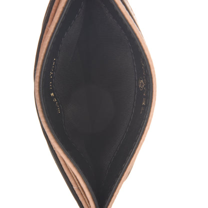 Chanel Caviar Quilted Filigree Card Holder Beige Black 7 of 9