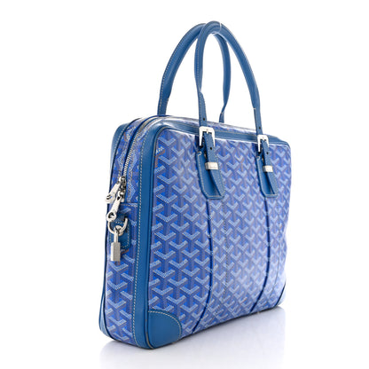 Goyard Goyardine Ambassade PM Briefcase Sky Blue 3 of 10