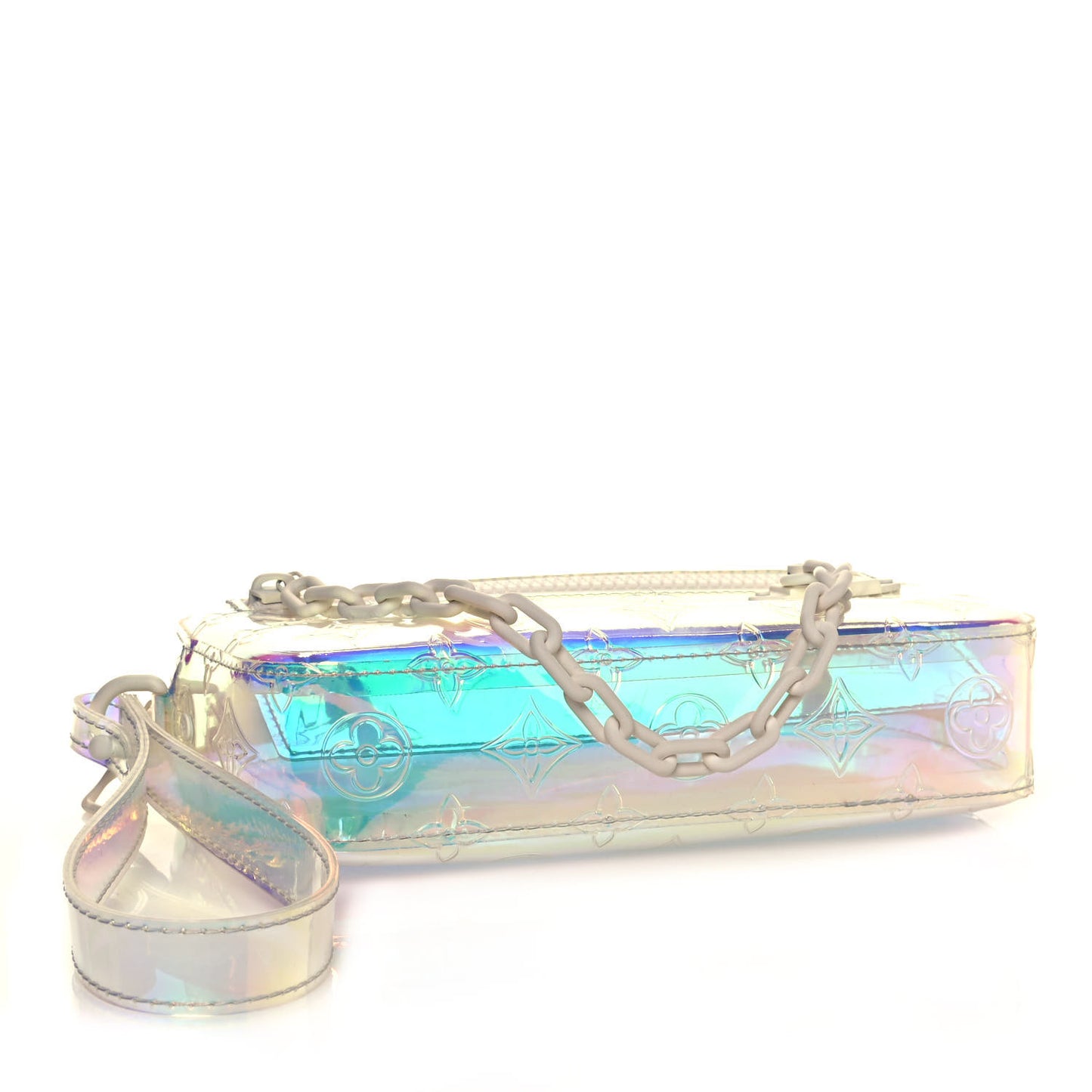 PVC Monogram Pochette Volga Iridescent Prism