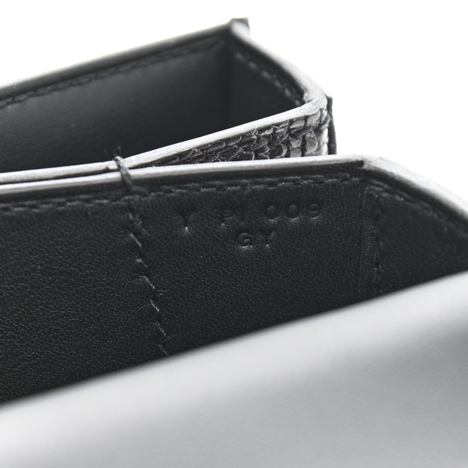 Hermes Lizard Mosaique Au 24-17 Black 7 of 10