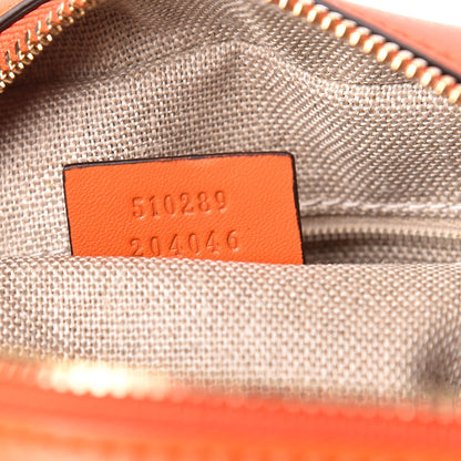 Gucci Soft Microguccissima Small Crossbody Bag Sun Orange 9 of 10