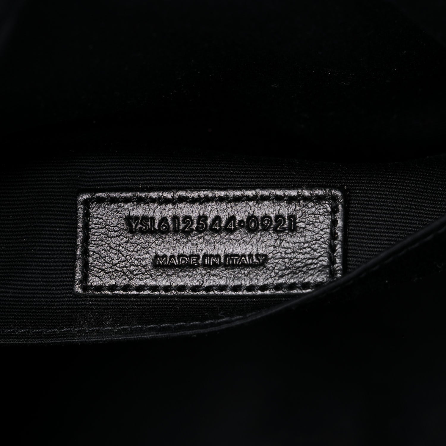 Saint Laurent Tweed Calfskin Monogram Lou Camera Bag Black 7 of 13