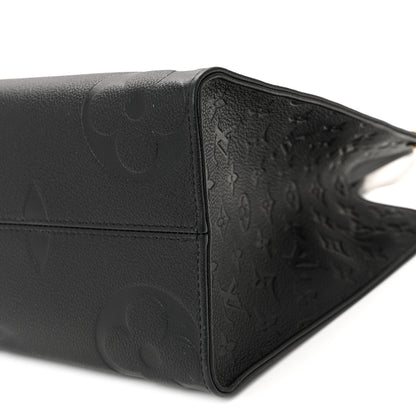Louis Vuitton Empreinte Monogram Giant Onthego MM Black 9 of 9