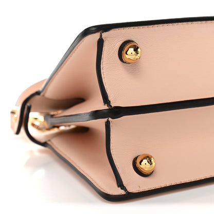 Fendi Shiny Nappa Plexiglass Petite Peekaboo I SEE U Satchel Light Rose 9 of 11