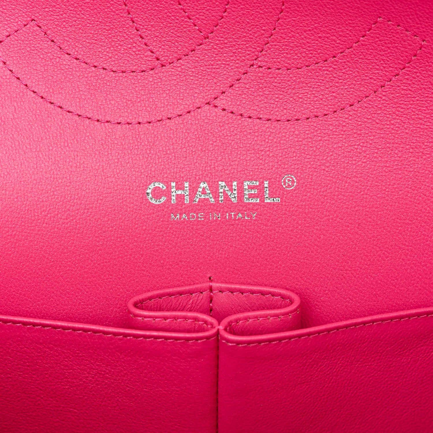Chanel Lambskin Quilted Jumbo Double Flap Dark Pink 6 of 11