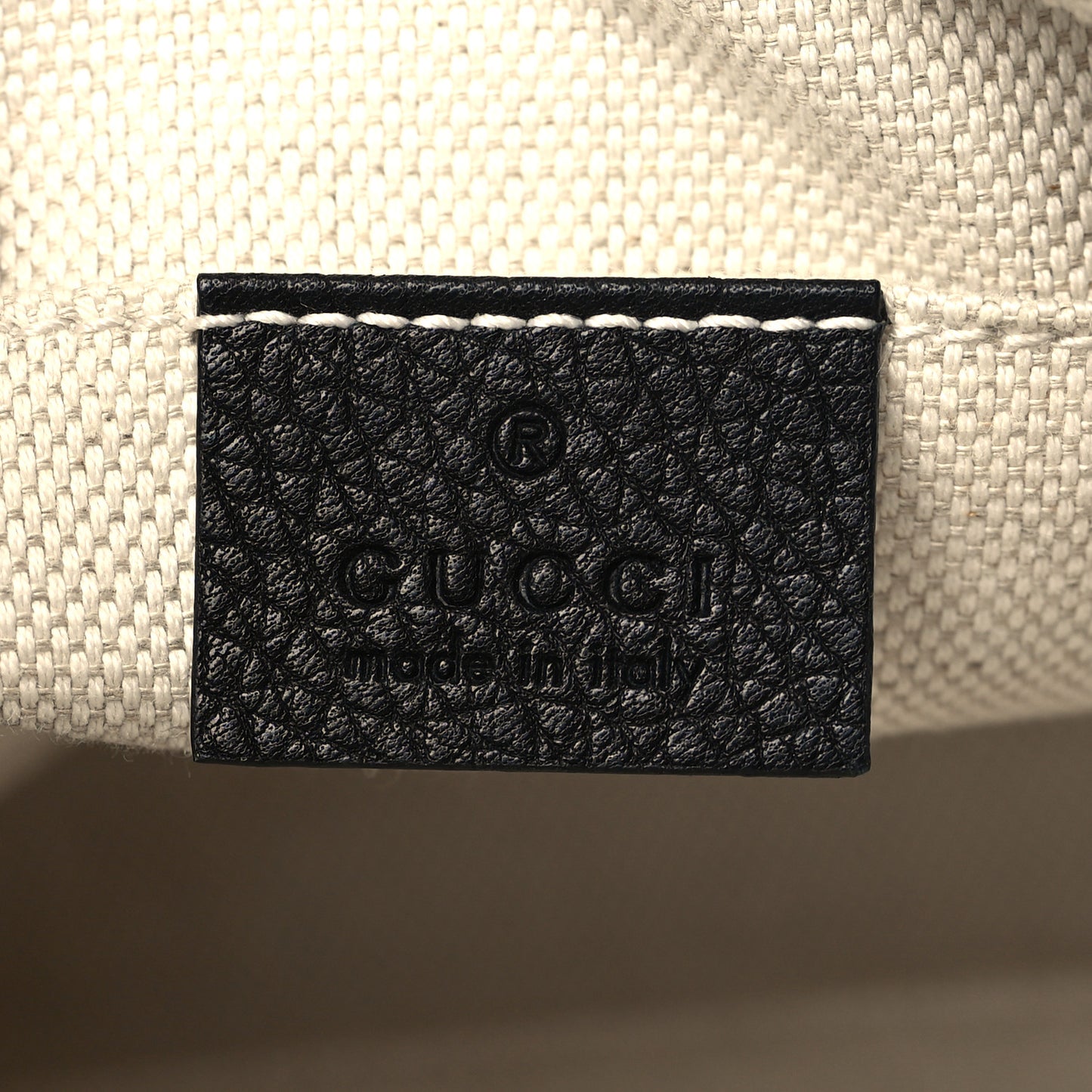 Pebbled Calfskin Small Soho Disco Bag Black