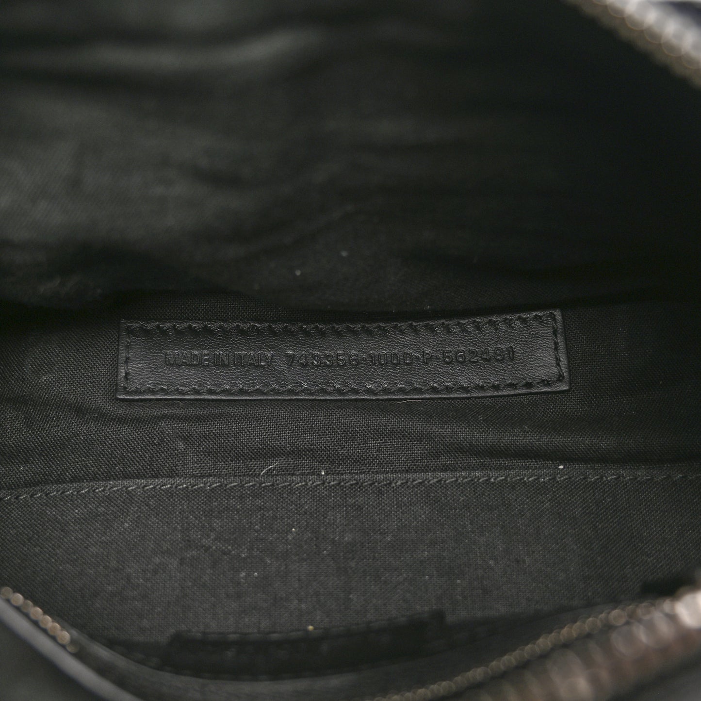 Agneau Arena Mini Le Cagole Duffle Crossbody Bag Black