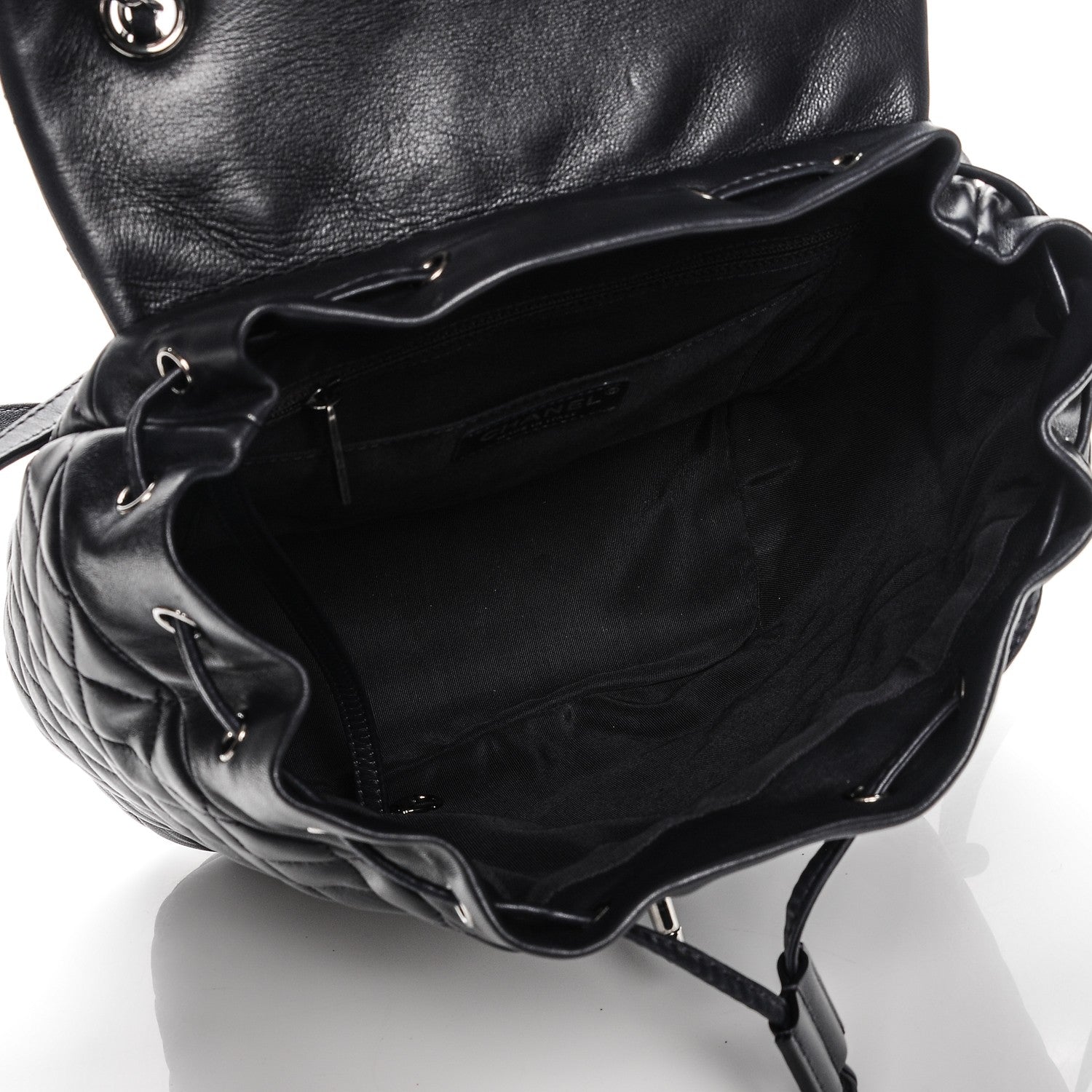 Chanel Lambskin Quilted Large Urban Spirit Backpack Dark Navy 5 of 7