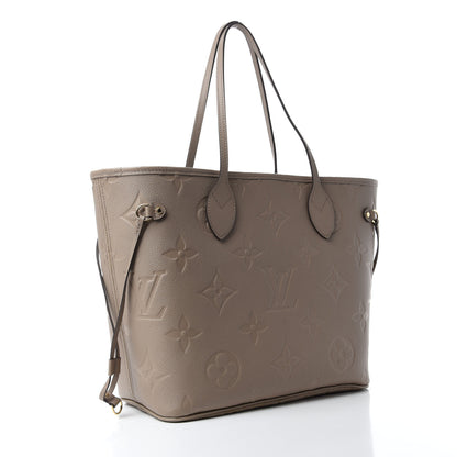 Louis Vuitton Empreinte Monogram Giant Neverfull MM Tourterelle 3 of 12