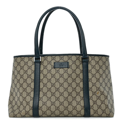 Gucci GG Plus Monogram Medium Joy Tote Navy 1 of 18