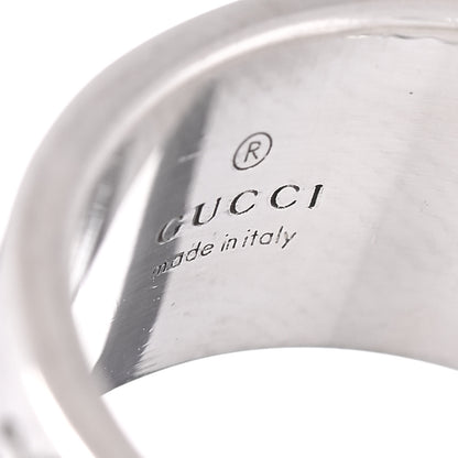 Gucci Sterling Silver GucciGhost Ghost Ring 61 9.5 5 of 5